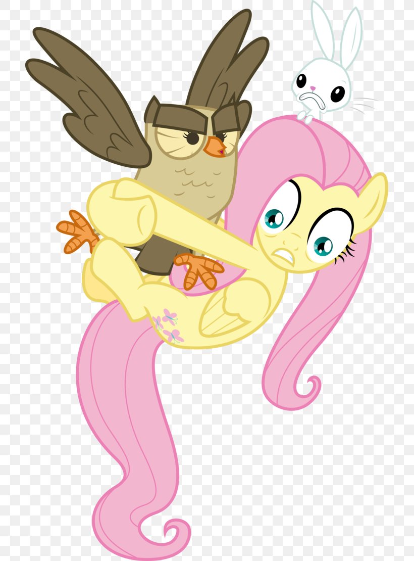 Fluttershy My Little Pony: Friendship Is Magic, PNG, 719x1110px, Watercolor, Cartoon, Flower, Frame, Heart Download Free
