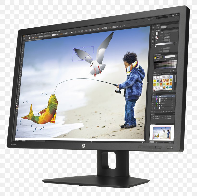 Hewlett-Packard HP Z Display Z-i IPS Panel Computer Monitors LED-backlit LCD, PNG, 4056x4039px, Hewlettpackard, Backlight, Computer Monitor, Computer Monitor Accessory, Computer Monitors Download Free