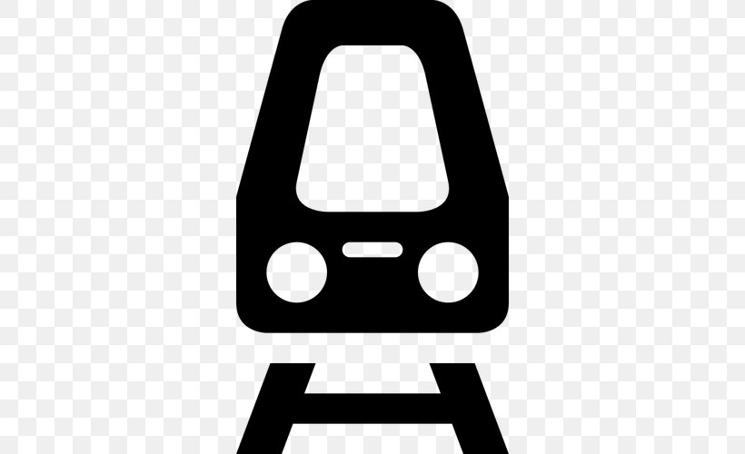 Rapid Transit Rail Transport Train Trolley Clip Art, PNG, 500x500px, Rapid Transit, Black, Black And White, Light Rail, Rail Transport Download Free