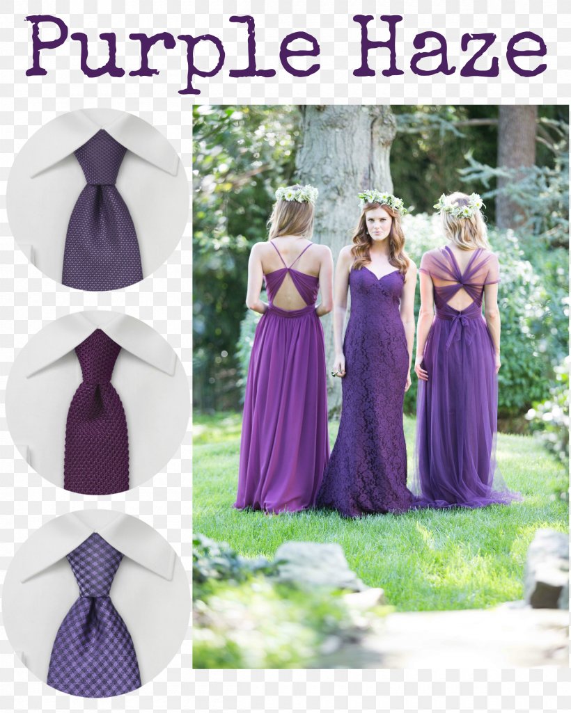 Wedding Dress Purple Necktie Bridesmaid, PNG, 2400x3000px, Wedding Dress, Bow Tie, Bridal Clothing, Bridal Party Dress, Bride Download Free