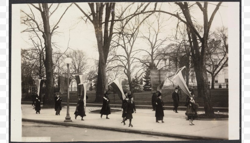 White House Maryland Women's Suffrage Suffragette Picketing, PNG, 1000x575px, White House, Alice Paul, Black And White, House, Infrastructure Download Free
