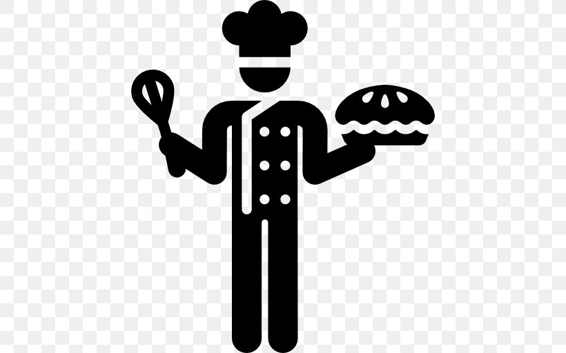 Chef Cooking Restaurant Barbecue Food, PNG, 512x512px, Chef, Artwork, Baker, Barbecue, Black And White Download Free