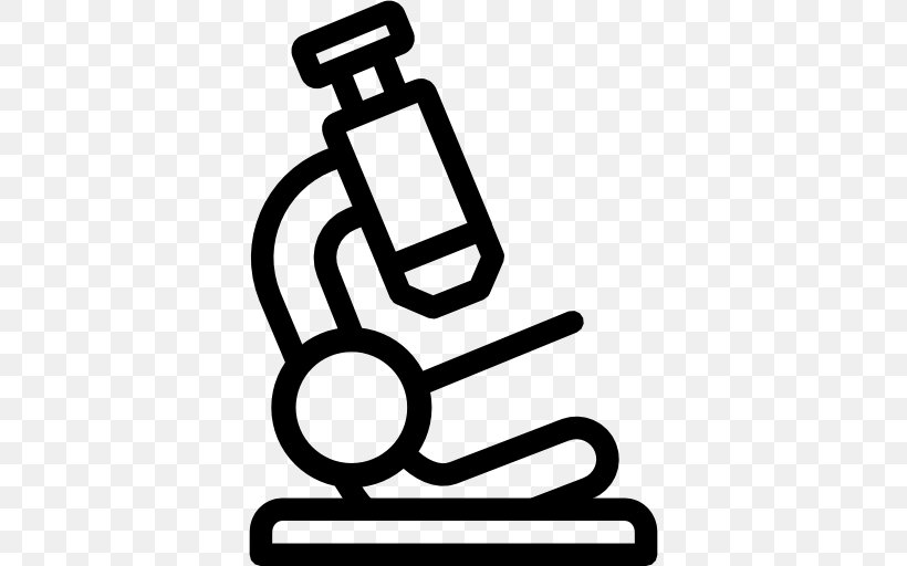 Microscope Clip Art, PNG, 512x512px, Microscope, Area, Black And White, Drawing, Magnifying Glass Download Free
