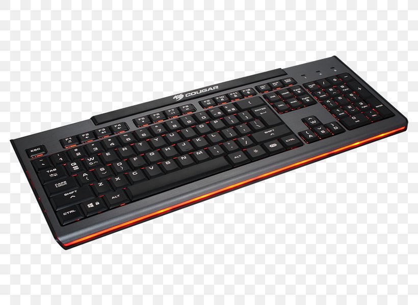 Computer Keyboard Computer Mouse Cougar 200K Electrical Switches Gaming Keypad, PNG, 800x600px, Computer Keyboard, Backlight, Cherry, Computer, Computer Component Download Free