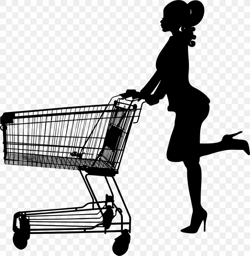 Shopping Cart Woman Shopping Bag T-shirt, PNG, 2282x2330px, Shopping Cart, Bag, Cart, Ecommerce, Grocery Store Download Free