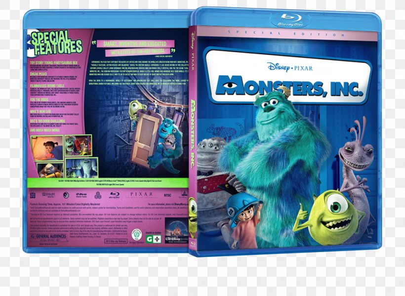 Blu-ray Disc Monsters, Inc. Animation Art DVD, PNG, 975x713px, Bluray Disc, Animation, Art, Art Museum, Concept Art Download Free
