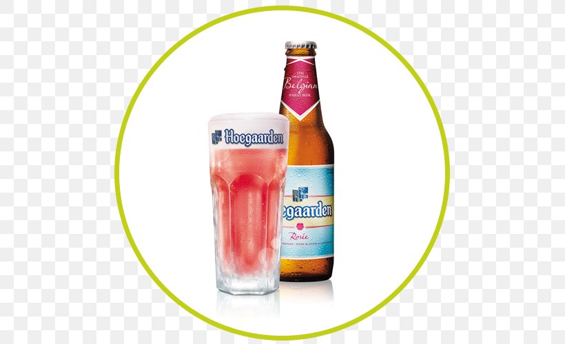 Beer - Hoegaarden Brewery Hoegaarden RosÃ©e Wheat Beer Leffe PNG