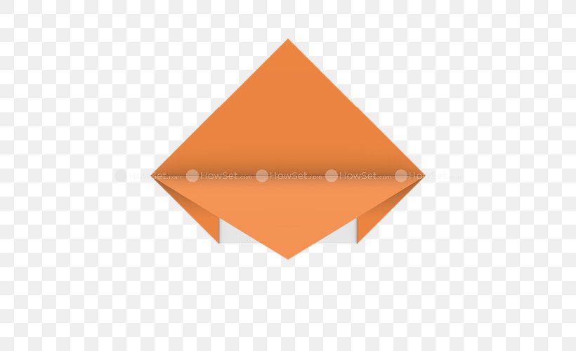Line Triangle Origami, PNG, 500x500px, Origami, Orange, Stx Glb1800 Util Gr Eur, Triangle Download Free