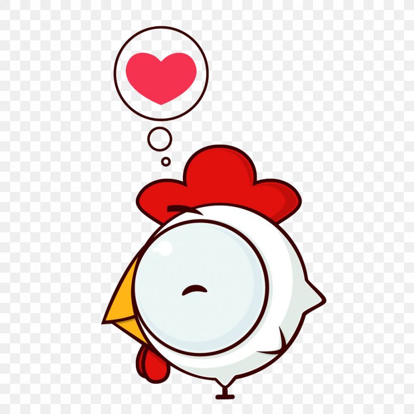 Vector Graphics Chicken Cartoon Cuteness Image, PNG, 1024x1024px, Chicken, Cartoon, Cuteness, Designer, Heart Download Free