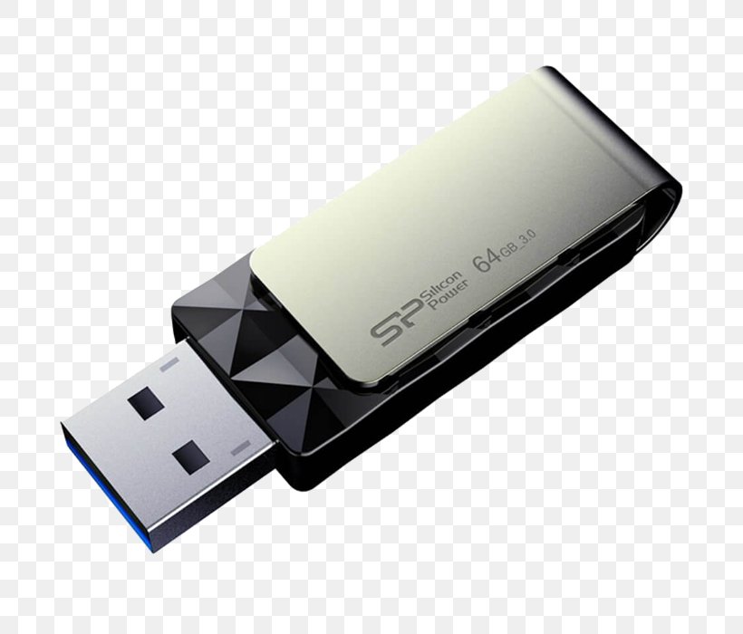 Diamond-cutting USB Flash Drive Blaze B30 USB Flash Drives Silicon Power Computer Data Storage, PNG, 700x700px, Usb Flash Drives, Computer Component, Computer Data Storage, Data Storage, Data Storage Device Download Free