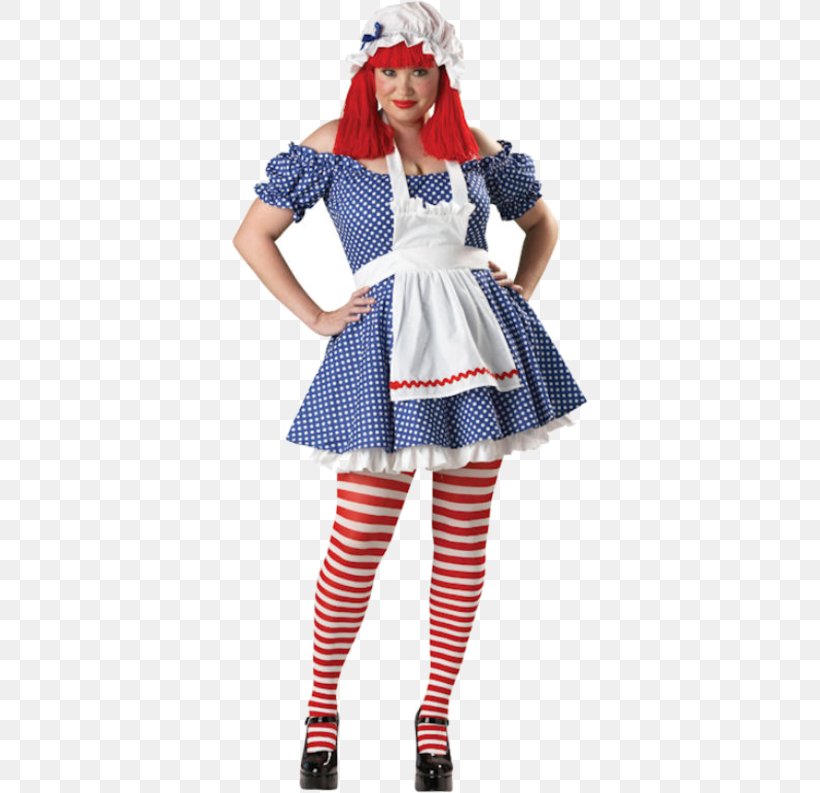 Raggedy Ann Ragdoll Rag Doll Halloween Costume, PNG, 500x793px, Raggedy Ann, Clothing, Clothing Accessories, Clown, Cosplay Download Free