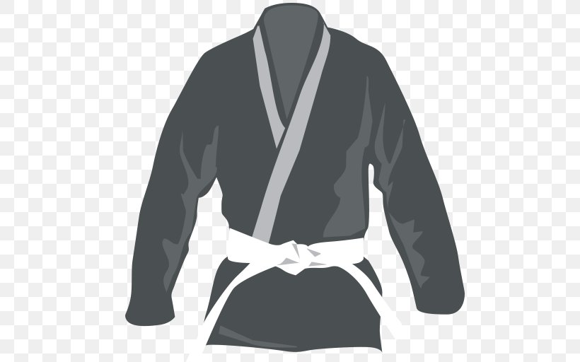 Robe Jujutsu Judo Uniform Sleeve, PNG, 554x512px, Robe, Animaatio, Black, Clothing, Dobok Download Free