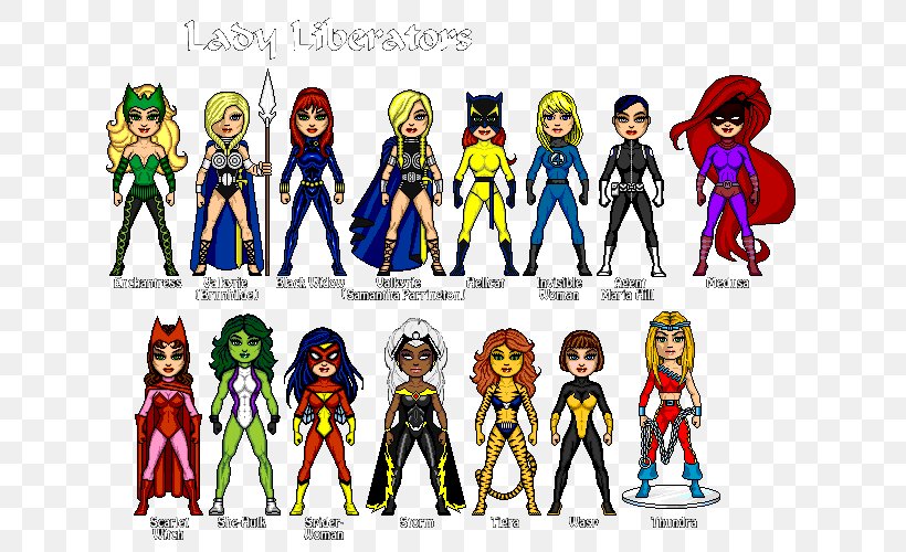 Storm Valkyrie Black Widow Deadpool She-Hulk, PNG, 647x500px, Storm, Action Figure, Black Widow, Cartoon, Character Download Free