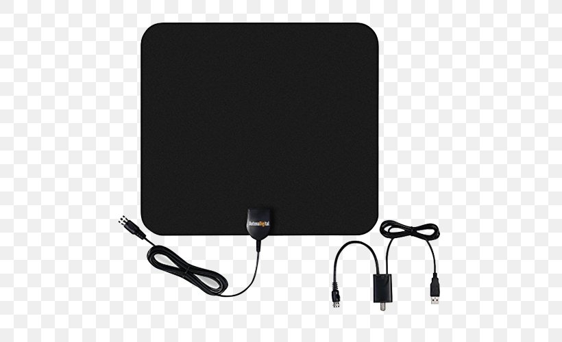 Television Antenna Aerials Digital Television High-definition Television, PNG, 500x500px, Television Antenna, Aerials, Amplifier, Antenna Amplifier, Battery Charger Download Free