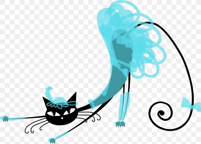 Black Cat Silhouette Kitten, PNG, 2330x1675px, Cat, Azure, Black, Black Cat, Blue Download Free