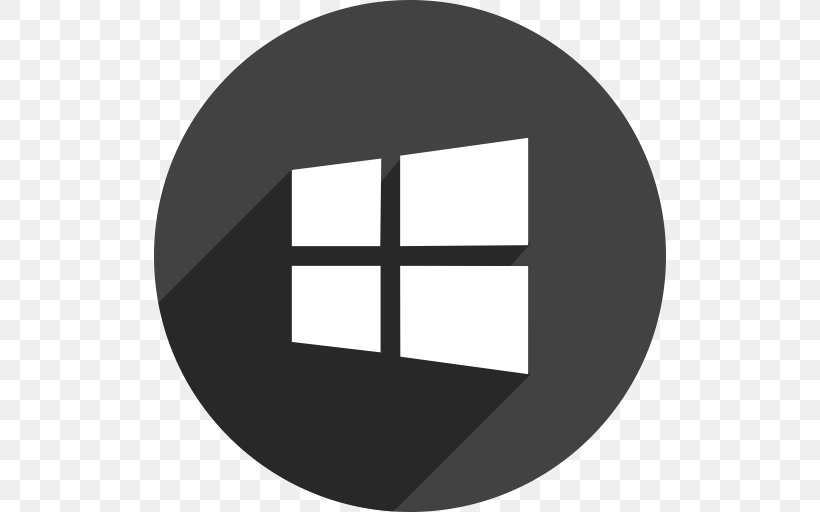 Windows 10 House Symbol Clip Art, PNG, 512x512px, Windows 10, Black And White, Brand, Building, Home Download Free