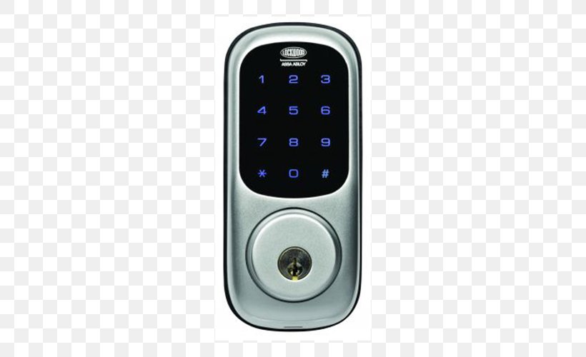 Electronic Lock Dead Bolt Door Lockset, PNG, 500x500px, Lock, Dead Bolt, Door, Door Furniture, Door Handle Download Free