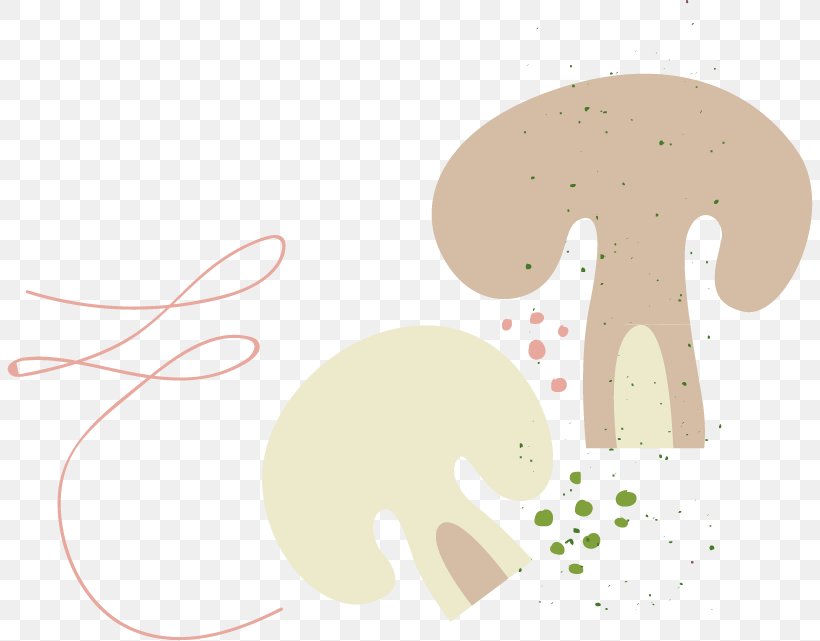 Euclidean Vector Mushroom Illustration, PNG, 806x641px, Mushroom, Designer, Ear, Elephants And Mammoths, Joint Download Free