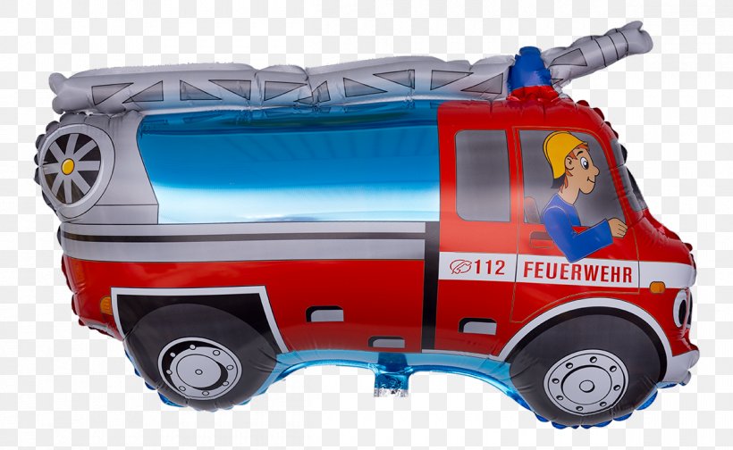 Fire Engine Ballonvielfalt Fire Department Toy Balloon Car, PNG, 1200x738px, Fire Engine, Automotive Exterior, Birthday, Car, Emergency Vehicle Download Free