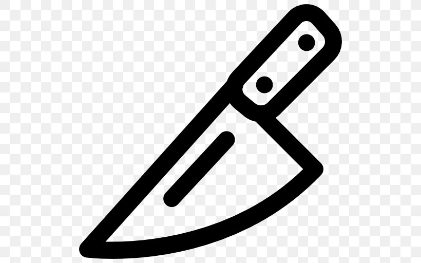 Knife Tool Clip Art, PNG, 512x512px, Knife, Area, Black And White, Cutting, Kitchen Knives Download Free