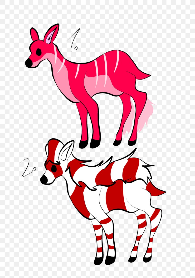 Reindeer Line Art Pack Animal Clip Art, PNG, 684x1168px, Reindeer, Animal Figure, Area, Art, Artwork Download Free