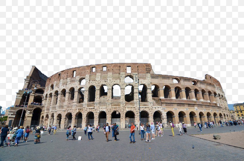 Colosseum Roman Forum Ruins Stock Photography Landmark, PNG, 820x543px, Colosseum, Amphitheater, Arch, Architecture, Building Download Free