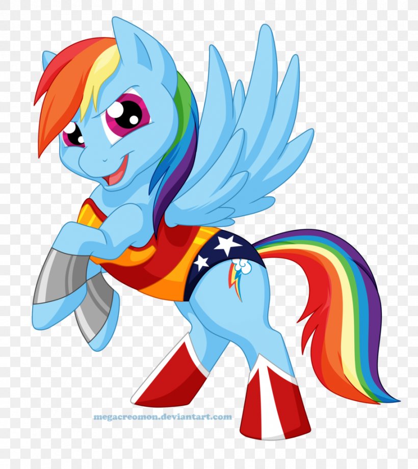 Pony Rainbow Dash Wonder Woman Twilight Sparkle Pinkie Pie, PNG, 912x1024px, Pony, Animal Figure, Art, Artist, Cartoon Download Free