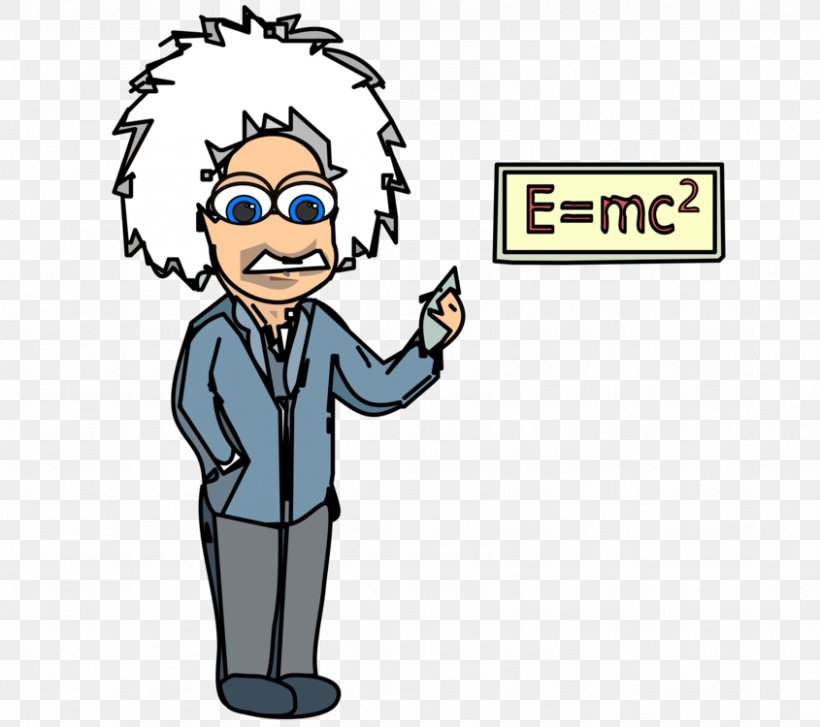 Clip Art Vector Graphics Openclipart Desktop Wallpaper Free Content, PNG, 845x750px, Physicist, Albert Einstein, Area, Cartoon, Communication Download Free