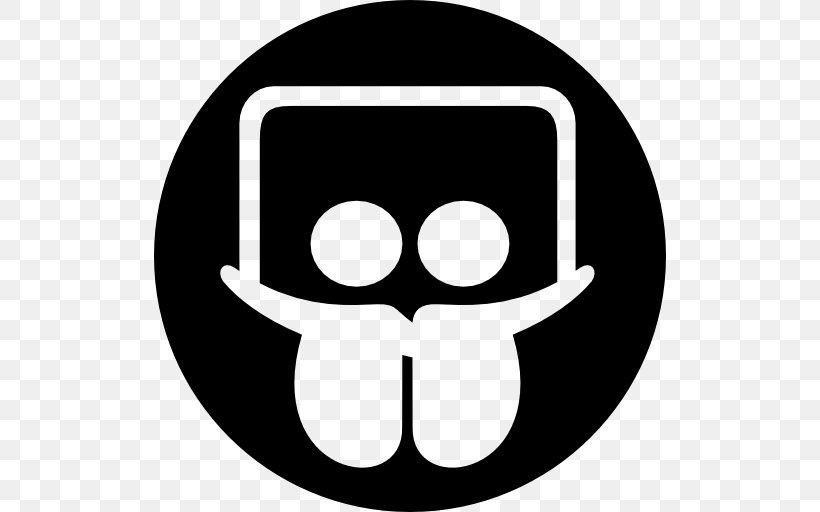Social Media SlideShare Logo Emoticon, PNG, 512x512px, Social Media, Black And White, Blog, Emoticon, Font Awesome Download Free
