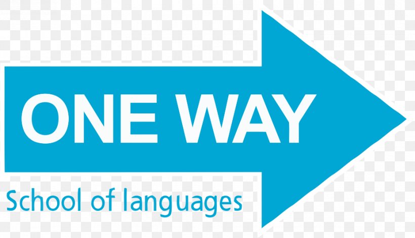 One Way, School And English Language School In Salamanca. Logo Brand Product Design, PNG, 929x535px, Logo, Area, Blue, Brand, English Language Download Free