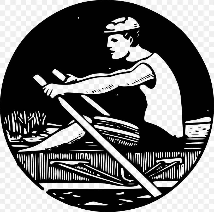 Rowing Indoor Rower Boat Clip Art, PNG, 2400x2372px, Rowing, Art, Black And White, Boat, Canoe Download Free