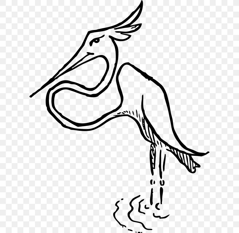White Stork Clip Art, PNG, 618x800px, White Stork, Black, Black And White, Caricature, Head Download Free