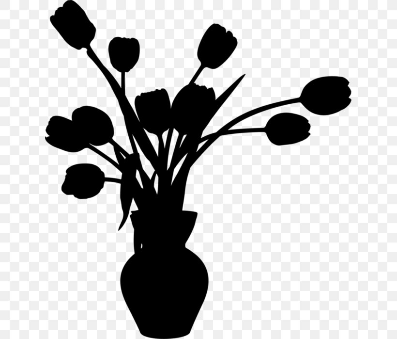 Desktop Wallpaper Flower Image Vase, PNG, 633x699px, Flower, Black, Blackandwhite, Botany, Computer Monitors Download Free