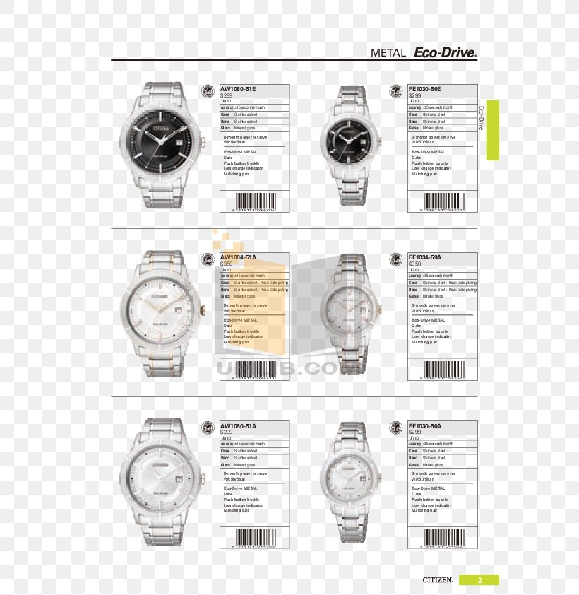 Eco-Drive Citizen Holdings Product Manuals Watch Radio Clock, PNG, 595x842px, Ecodrive, Brand, Chronograph, Citizen Holdings, Drinkware Download Free