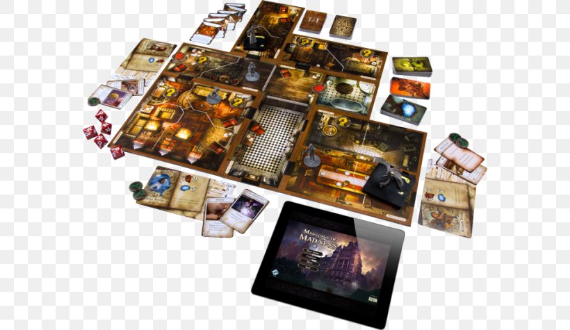 Fantasy Flight Games Mansions Of Madness Board Game, PNG, 600x475px, Board Game, Arkham Horror, Cooperative Board Game, Dice Tower, Fantasy Flight Games Download Free