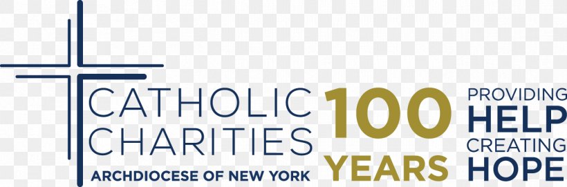 Catholic Charities Of The Archdiocese Of New York Catholic Charities Archdiocese Roman Catholic Archdiocese Of New York Catholic Charities USA Charitable Organization, PNG, 1319x436px, Catholic Charities Archdiocese, Area, Banner, Blue, Brand Download Free