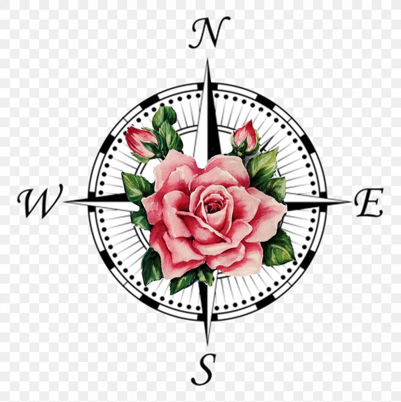 Compass Rose Tattoo, PNG, 1651x1657px, Compass Rose, Art, Clock, Compas, Compass Download Free