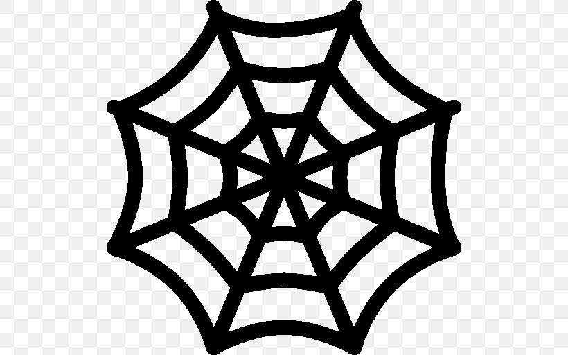 Spider Web Clip Art, PNG, 512x512px, Spider, Area, Artwork, Black, Black And White Download Free