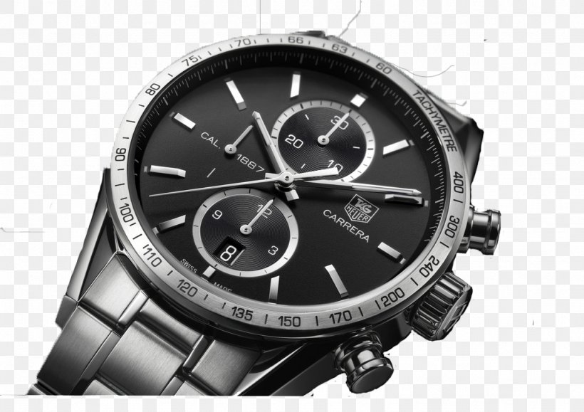 TAG Heuer Watch Chronograph Movement Jewellery, PNG, 1024x724px, Tag Heuer, Black And White, Brand, Chronograph, Cosc Download Free