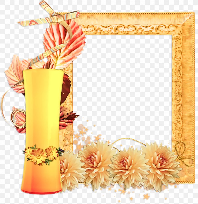 Picture Frame, PNG, 1554x1600px, Yellow, Picture Frame Download Free
