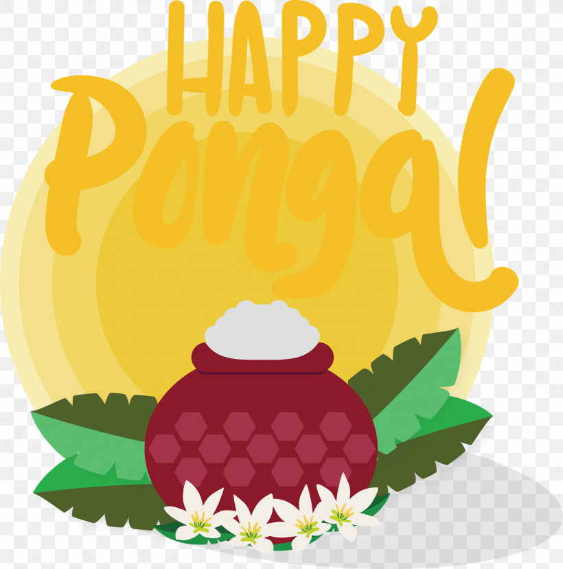 Pongal Happy Pongal Harvest Festival, PNG, 2965x3000px, Pongal, Cartoon, Cooked Rice, Festival, Flower Download Free