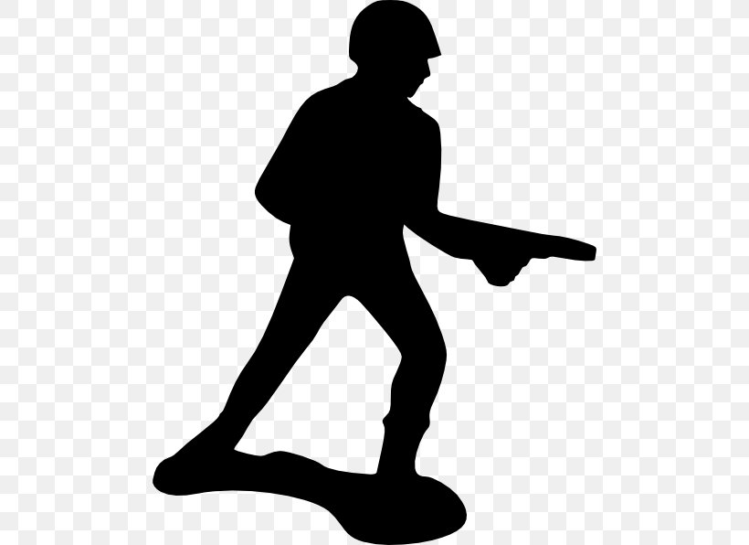 Toy Soldier Army Men Clip Art, PNG, 486x596px, Soldier, Arm, Army, Army Men, Black And White Download Free