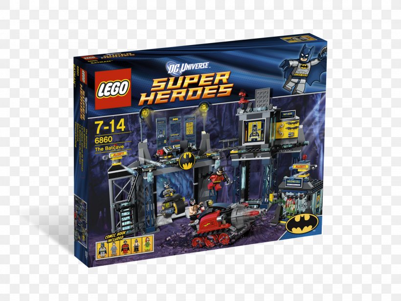 LEGO 6860 Super Heroes The Batcave Lego Batman 2: DC Super Heroes, PNG, 2048x1536px, Batcave, Batcycle, Batman, Batman Robin, Lego Download Free