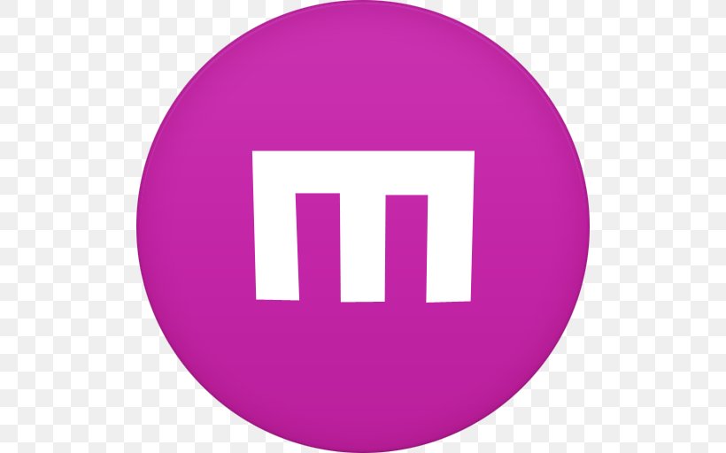 Pink Purple Text Symbol, PNG, 512x512px, Social Media, Brand, Computer Software, Logo, Magenta Download Free