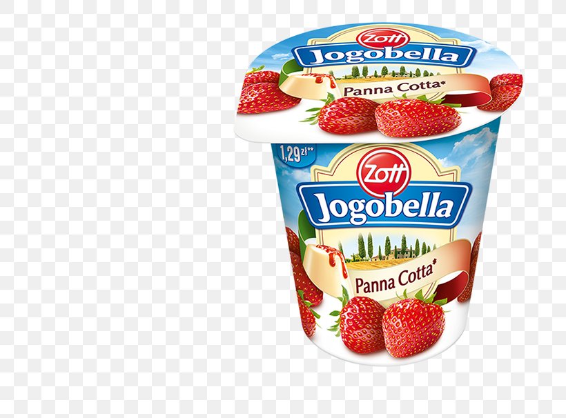 Cream Strawberry Panna Cotta Yoghurt Zott, PNG, 761x606px, Cream, Butter, Cheese, Dairy, Dairy Product Download Free