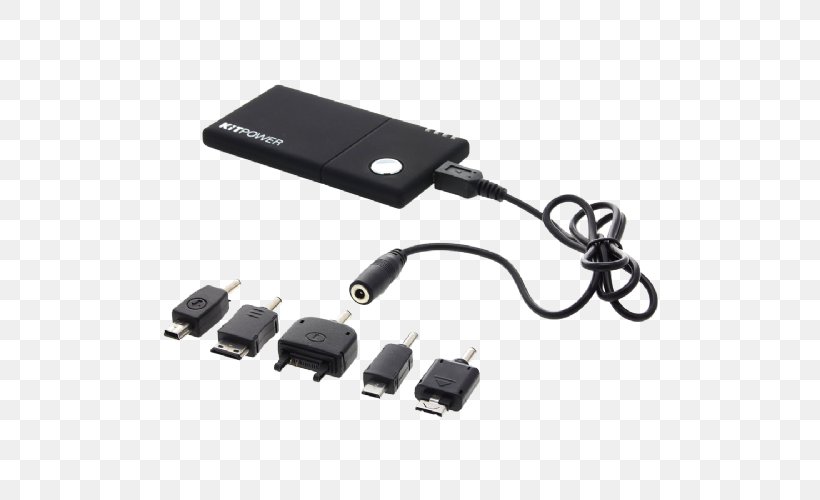 Battery Charger Laptop AC Adapter USB, PNG, 500x500px, Battery Charger, Ac Adapter, Adapter, Cable, Computer Component Download Free