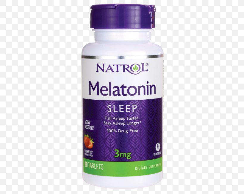 Natrol Fast Dissolve Melatonin Natrol Melatonin, PNG, 650x650px, Dietary Supplement, Capsule, Diet, Liquid, Melatonin Download Free