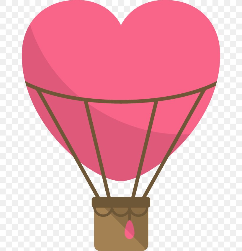 Hot Air Balloon Heart, PNG, 672x852px, Watercolor, Cartoon, Flower, Frame, Heart Download Free