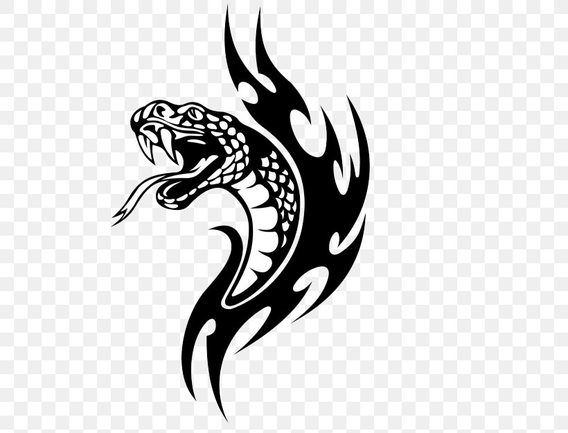 Snake Vipers Tattoo Clip Art, PNG, 608x625px, Snake, Art, Black And White, Black Rat Snake, Claw Download Free