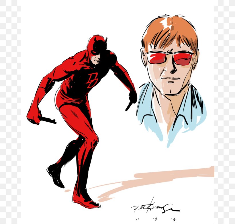 Daredevil Spider-Man Punisher Kris Anka Superhero, PNG, 676x781px, Daredevil, Art, Artist, Cartoon, Comic Book Download Free